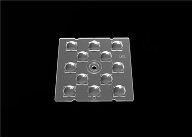 Transparante Kegelvormige Cree-LEIDENE Lens, Symmetrische Vierkante LEIDENE Lens met Siliconepakking