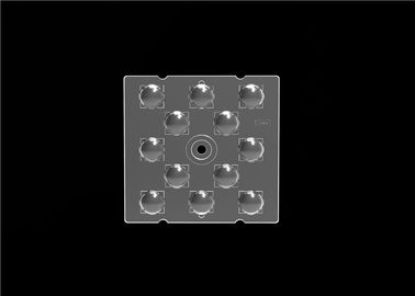 Transparante Materiële PMMA-LEIDENE Lens, Vierkante LEIDENE Lensl50*w50mm Afmeting
