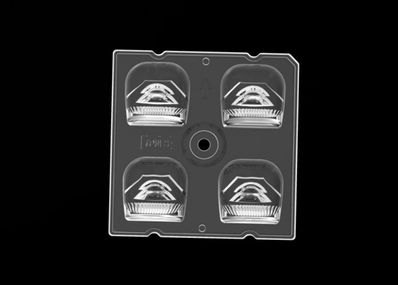 4IN1 TYPE3S 88%-93% Transmittance LED Street Light Module voor 50*50mm Dimensie met PC Lens Material