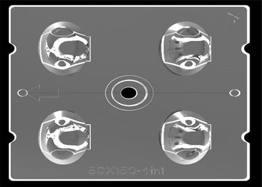 Overbrengings93% SMD LEIDENE Lens, van de LEIDENE de Werkende Temperatuur Reflectorsoptica onder 90℃