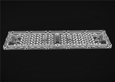 Rechthoekige Type LEIDENE Lichte Lens 64 in 1 80*150-Hoek van de Graadverlichting met Heatsink