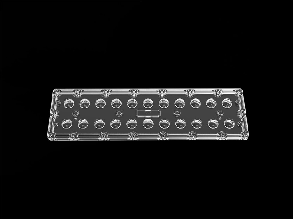 SMD7070 22 in 1 van de LEIDENE Symmetrische 60 de Graad LEIDENE Vloed Lichte Lens Straatlantaarnlens
