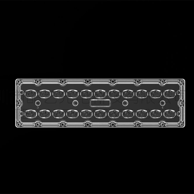 Zeer efficiënte LED-straatverlichtingslens met brede stralingshoek SMD7070 22IN1 TYPE3-lens