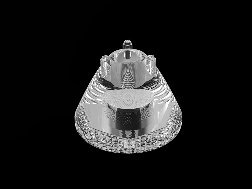 35*23,3mm IP66 waterdicht PMMA LED-lens voor uniforme lichtverdeling