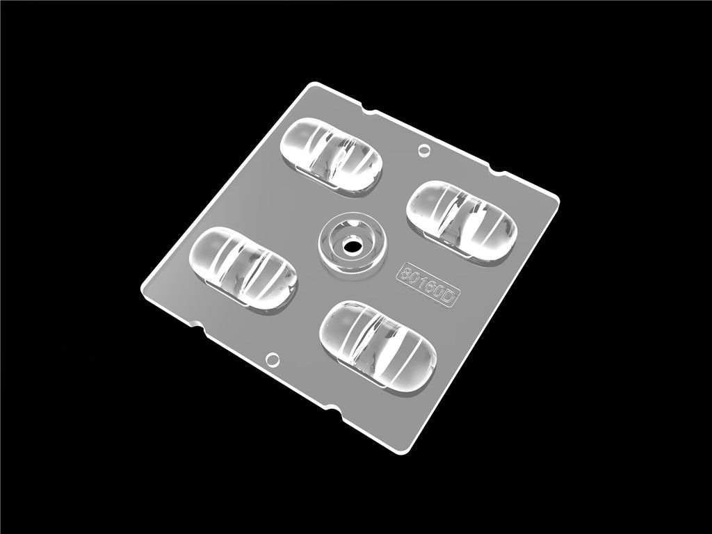 4IN1 50*50mm 80*160 graden Lens Beam Angle LED Street Lighting Module voor gemeentelijke verlichting