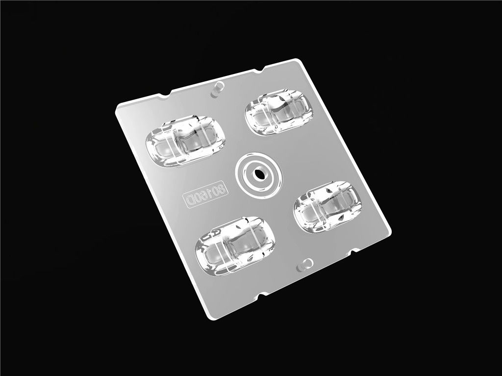 4IN1 50*50mm 80*160 graden Lens Beam Angle LED Street Lighting Module voor gemeentelijke verlichting