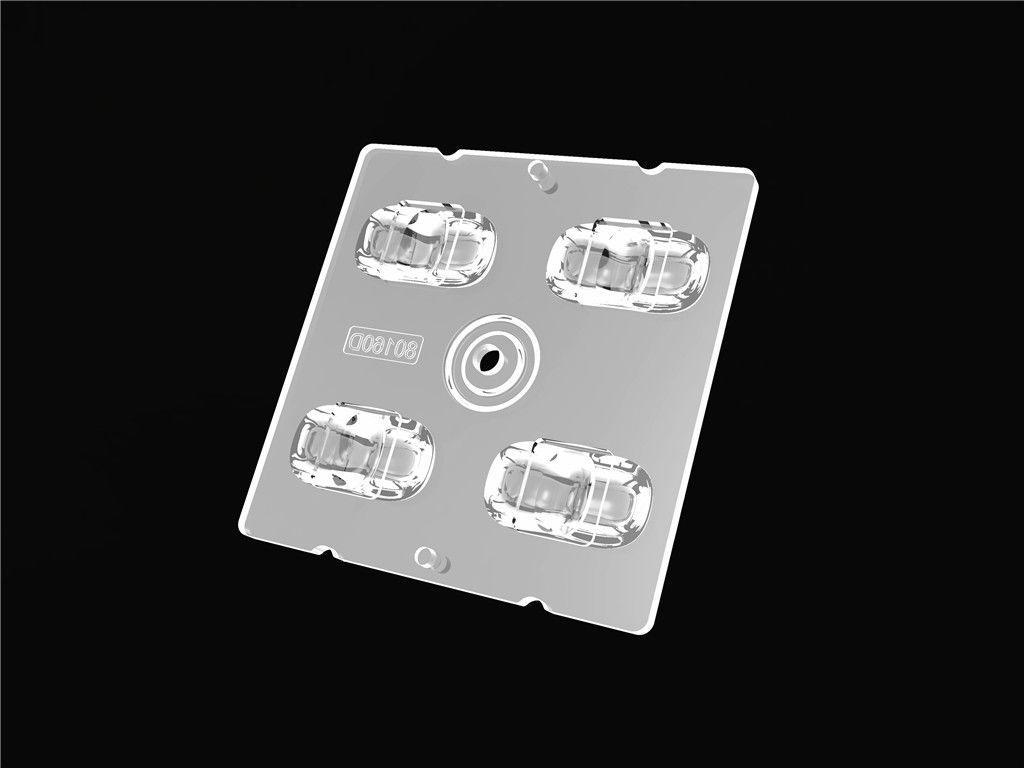 4IN1 50*50mm 80*160 graden Lens Beam Angle LED Street Lighting Module voor gemeentelijke verlichting