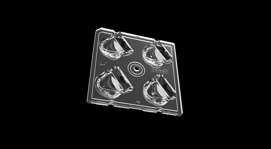 50*50mm High Transmittance LED Street Light Module met 4IN1 50 graad polarisatie Lens Type en SMD5050 LED Chips