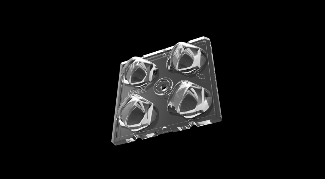50*50mm High Transmittance LED Street Light Module met 4IN1 50 graad polarisatie Lens Type en SMD5050 LED Chips