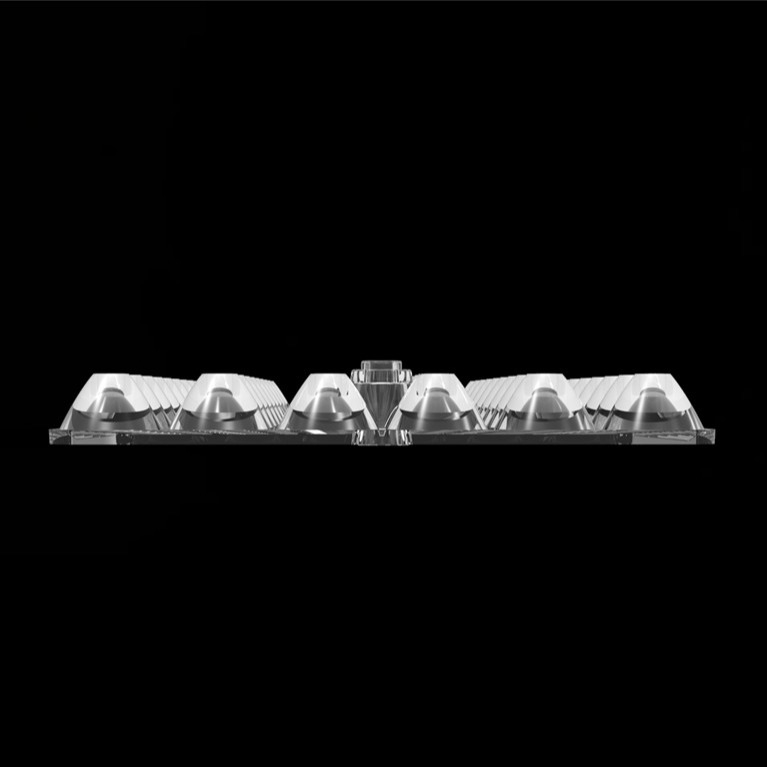 15 graad 54 optica in 1 led-lens Array voor stadionverlichting / veldverlichting / straatverlichting / vierkantverlichting