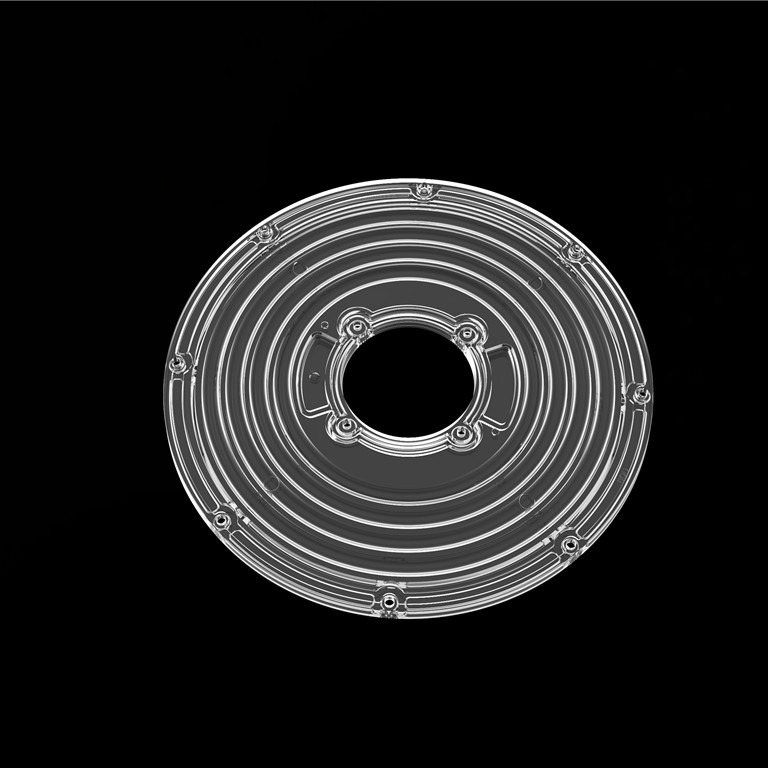 206mm Diameter Ronde Module Lens voor High Bay Light UFO Lens 90 Degree φ206mm PC LED Lens