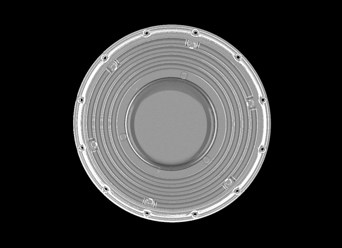 200W φ265mm SMD3030 PC Led UFO Bay Light met 90 graden straalhoek IP66 beschermingsniveau