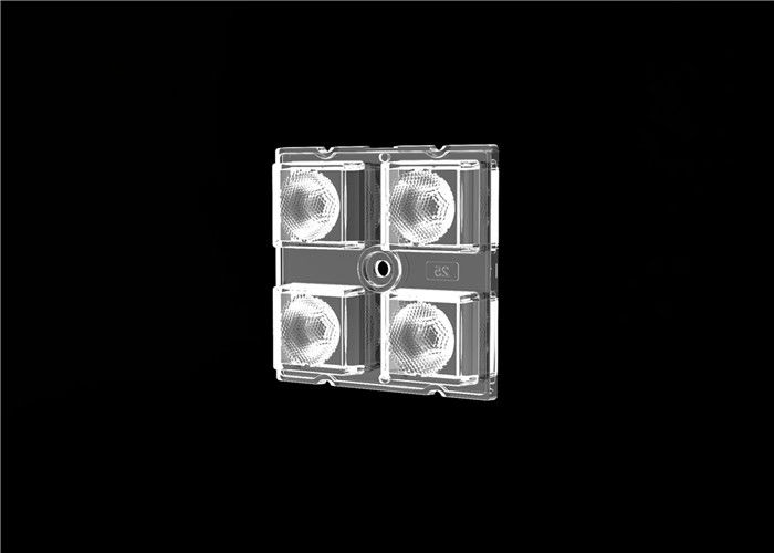 3535 / 5050 LEIDENE Lens 4 in 1 Vloed Lichte Lens met 25 GraadStralingshoek