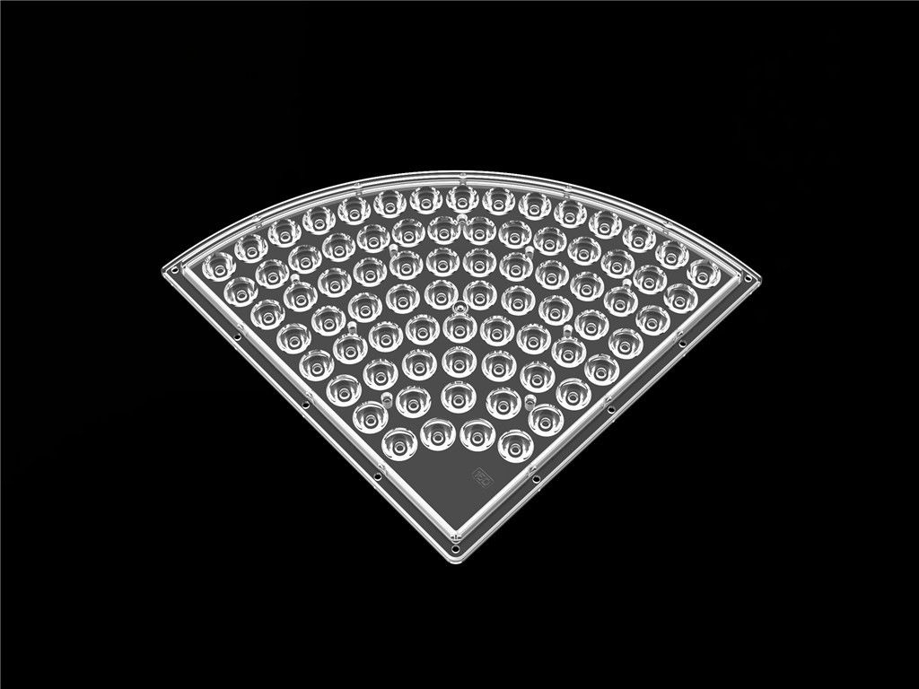 Speciale Vorm LEIDENE Lensreflector/het Materiaal van LEIDENE Strooklensd235*h9.4mm PC
