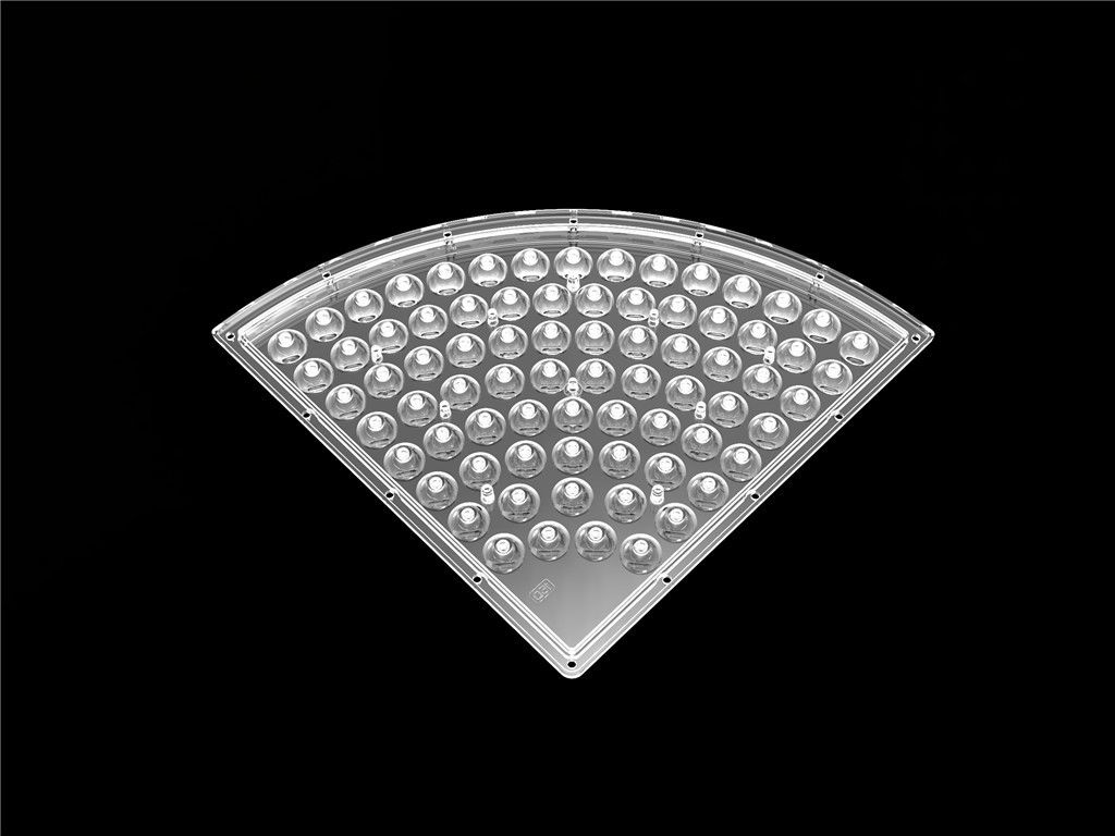 Speciale Vorm LEIDENE Lensreflector/het Materiaal van LEIDENE Strooklensd235*h9.4mm PC