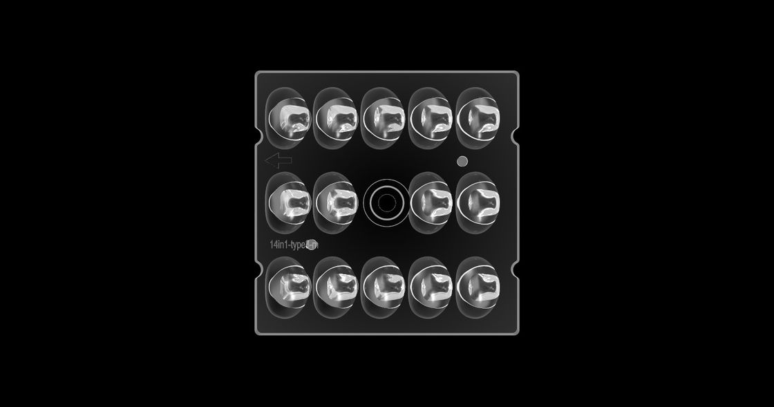 TYPE 3 Straatlantaarn Vierkante LEIDENE Lens, Lichte de Distributieoptica van Freeform voor LEIDENE Verlichting