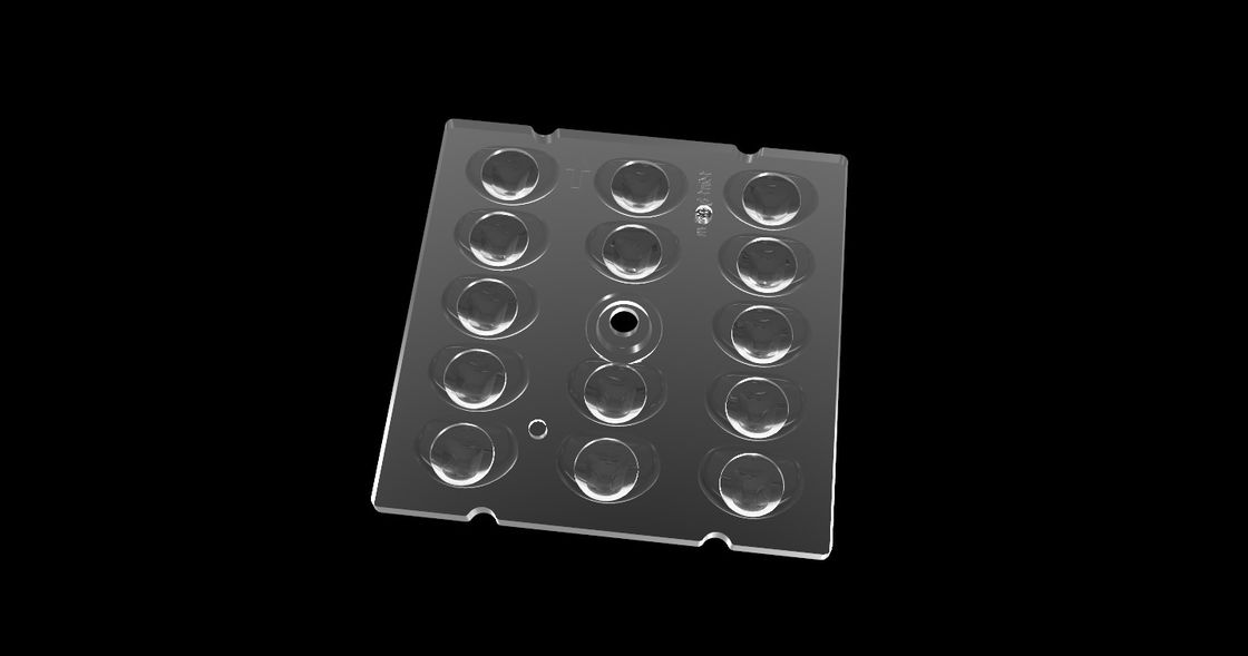 TYPE 3 Straatlantaarn Vierkante LEIDENE Lens, Lichte de Distributieoptica van Freeform voor LEIDENE Verlichting