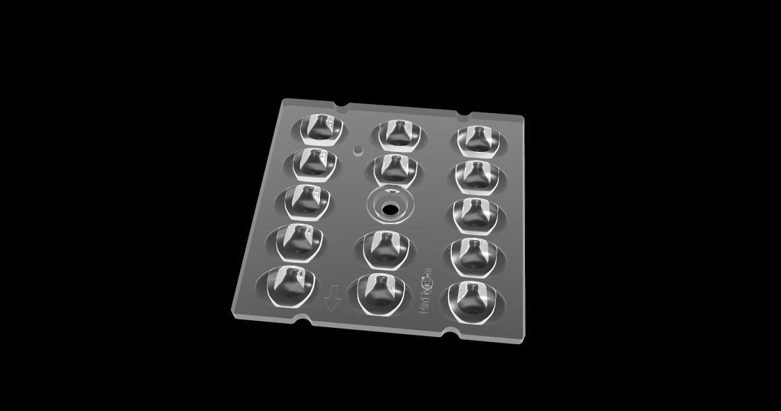 TYPE 3 Straatlantaarn Vierkante LEIDENE Lens, Lichte de Distributieoptica van Freeform voor LEIDENE Verlichting