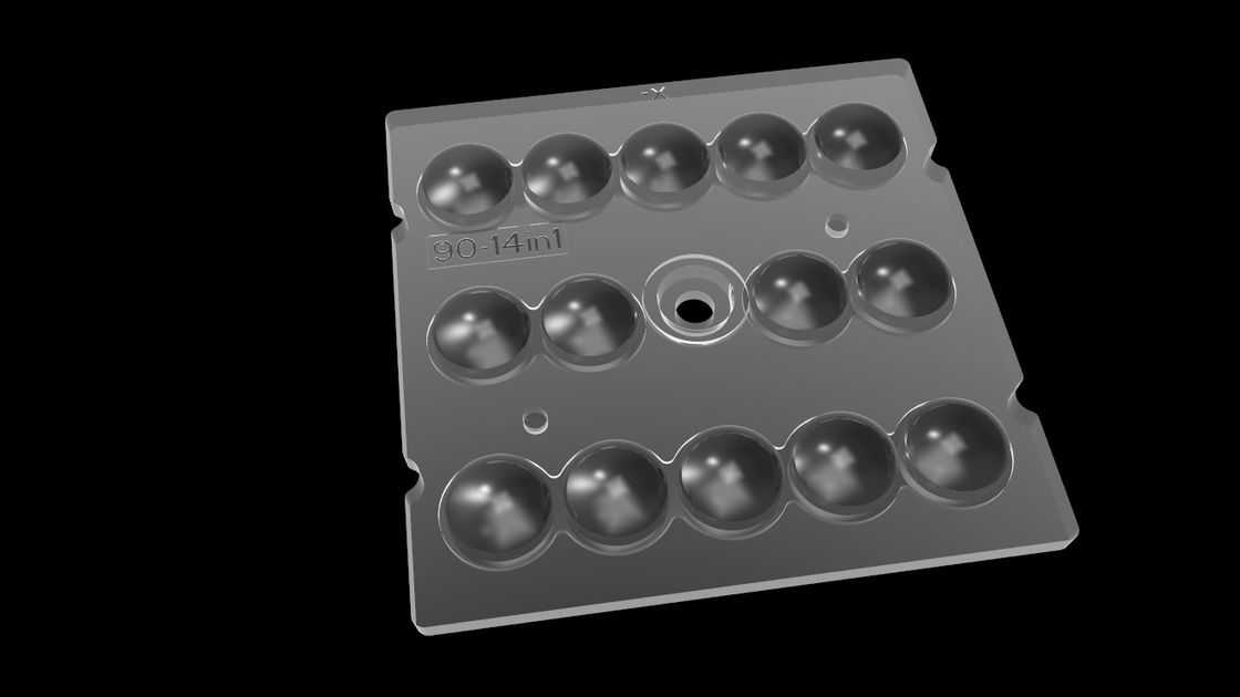 14 in 1 PMMA-Optica voor LEIDENE Verlichting, 90 Graad LEIDENE Lensserie voor Tunnelverlichting