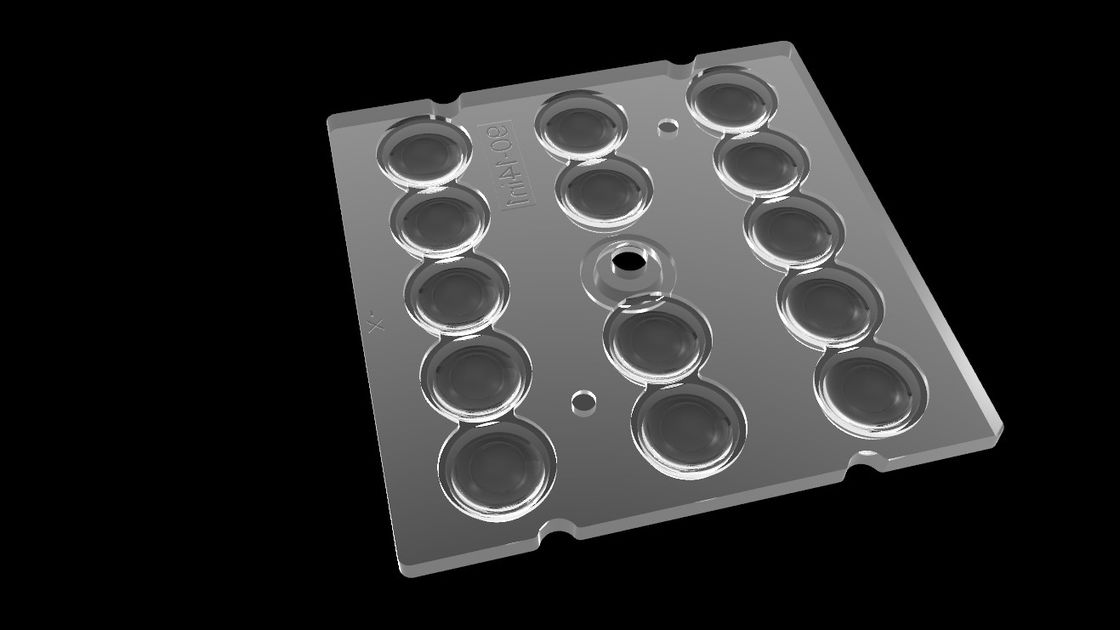 14 in 1 PMMA-Optica voor LEIDENE Verlichting, 90 Graad LEIDENE Lensserie voor Tunnelverlichting